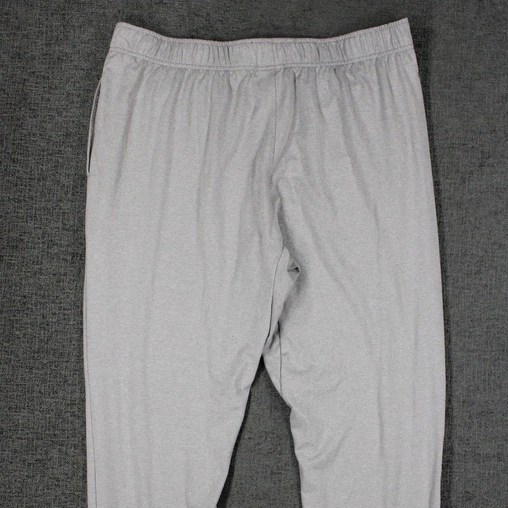 Kyodan Mens Heather Gray Active Joggers Tapered Athletic Sweatpants Large